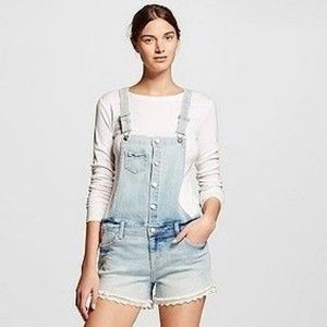 MOSSIMO Jean Shortalls with Lace